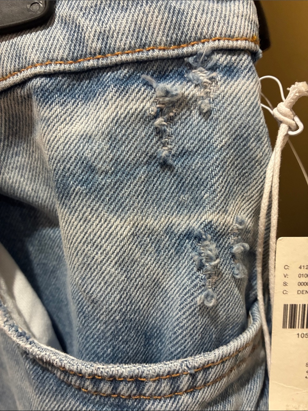Pilcro Light Wash Denim Jean Shorts - Picture 4 of 7